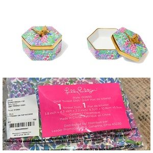 Lilly Pulitzer Trinket Dish GWP  💖💍🦋🌸